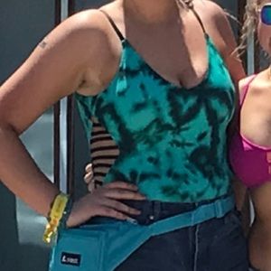 Victoria Secret Pink One piece suit tie dye